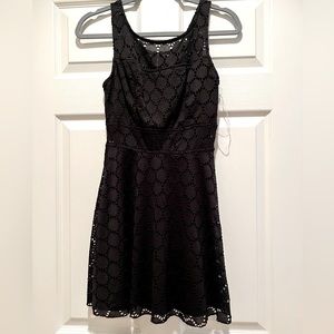 Trixxi Black Lace Short Dress Juniors Size 5.